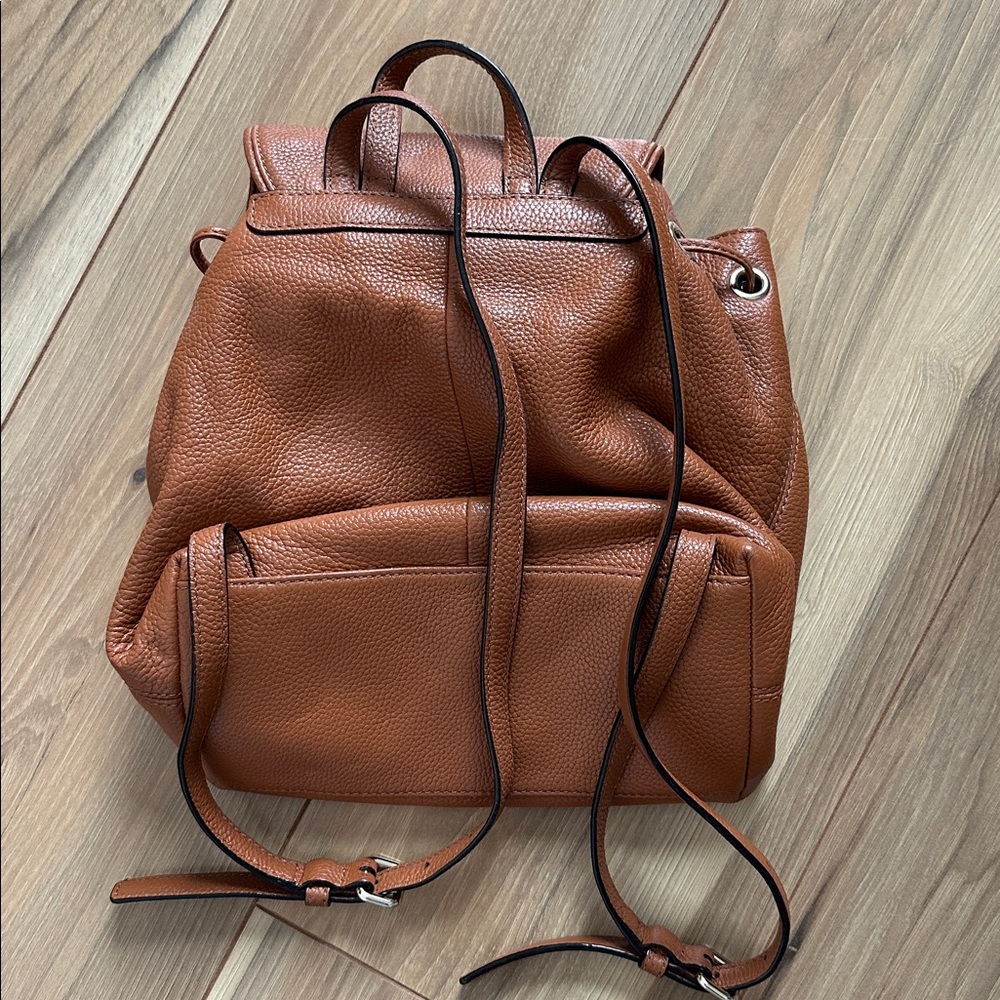 KATE SPADE BROWN LEATHER PURSE BACKPACK - Picture 4 of 5